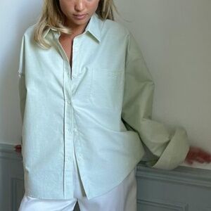 Djerf Avenue Breezy Shirt Green